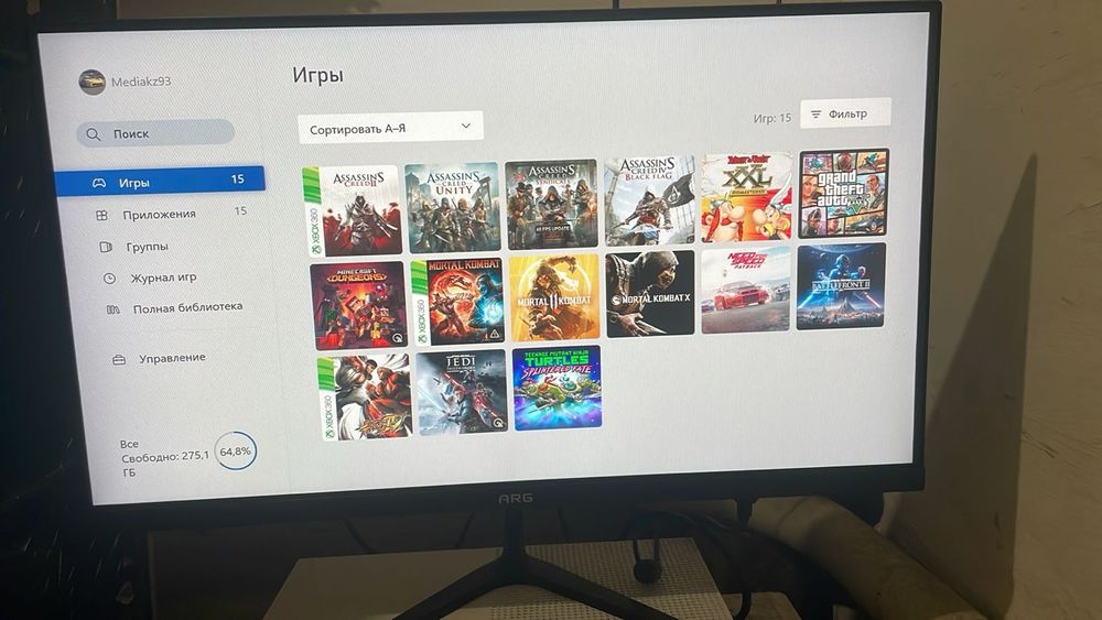 Xbox one s 1терабайт