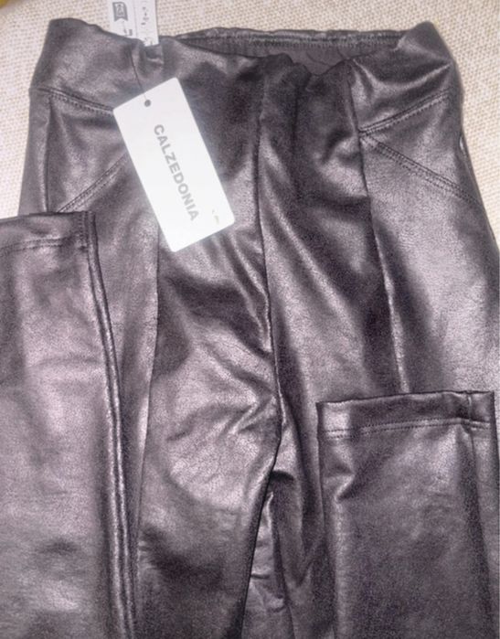 Pantaloni imitatie piele XS