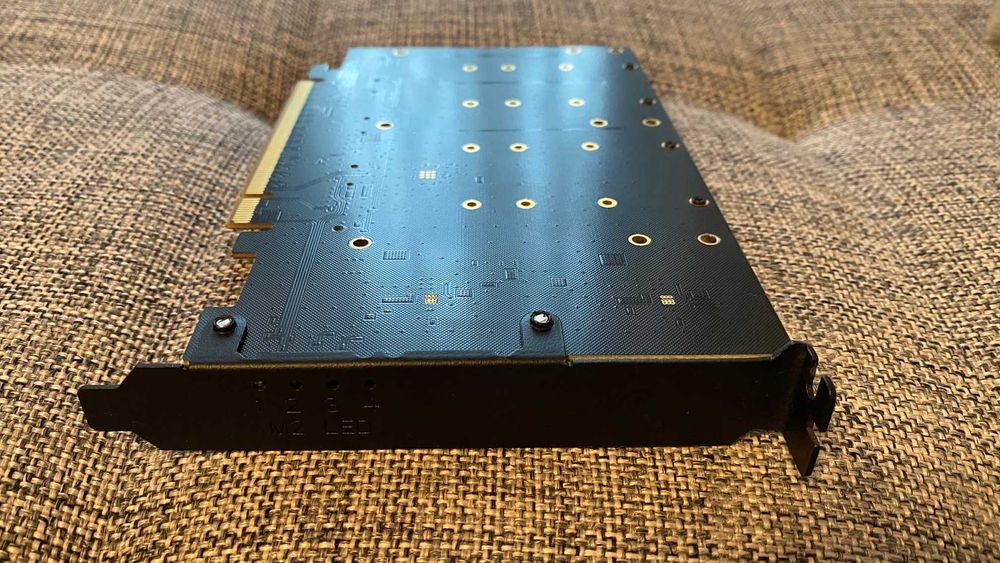 Quad M.2 PCIe 4.0/3.0 X16 Expansion Card, 4 x PCIe NVME M.2 SSD