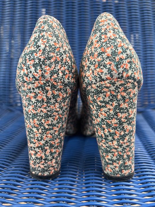 Pantofi cu toc si fundita Primark mărimea 38