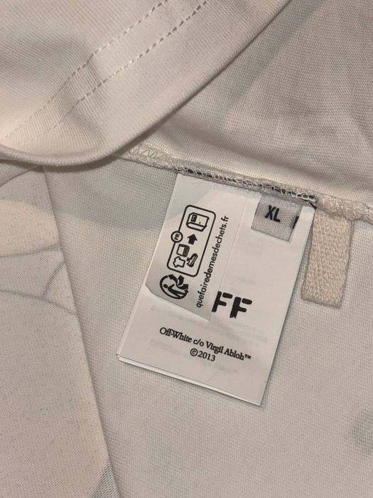 Tricou  Off White marimea XL