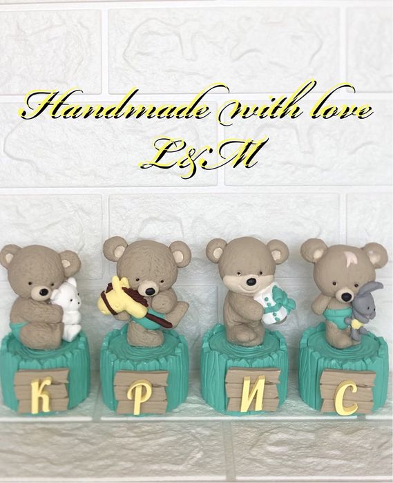 Кубчета с име от гипсокерамика