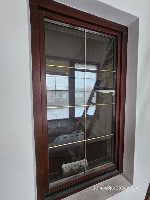 Окна деревянные со стеклопакетом