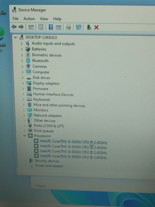 Laptop Lenovo X270 - i5-6300u/ 8gb ddr4/ 512Gb SSD/ Baterie OK