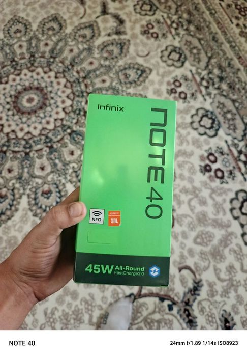 Infinix note40 ideal kar dak
