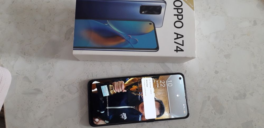 OPPO A 74 цвет черный