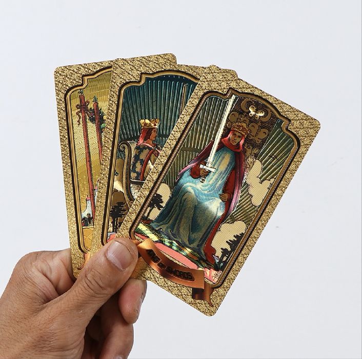 Таро Уэйта классические , большие, золотые подарочные, оригинал