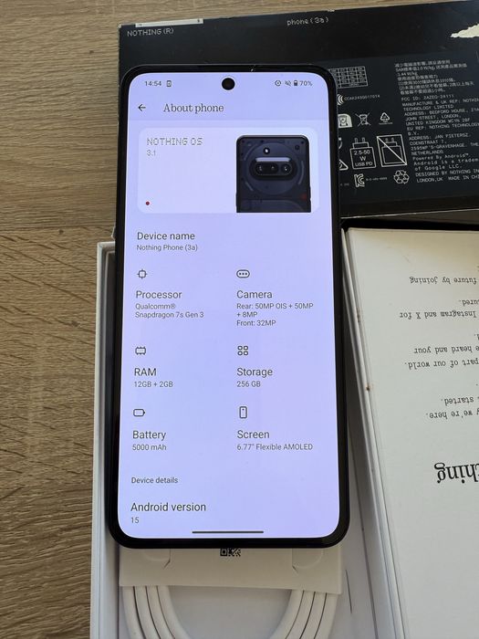 nothing  phone 3a  12/256 GB NOU