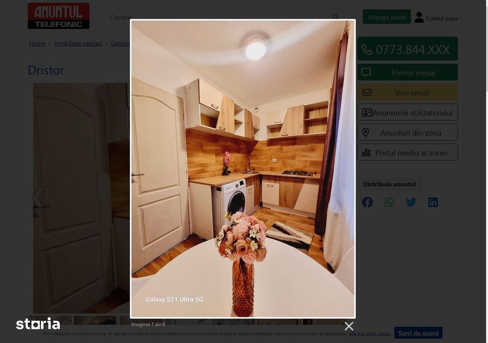 Apartament 1 camera Dristor