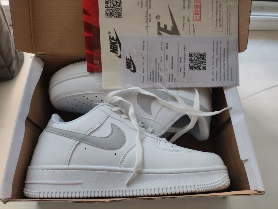 Nike кросовка белое