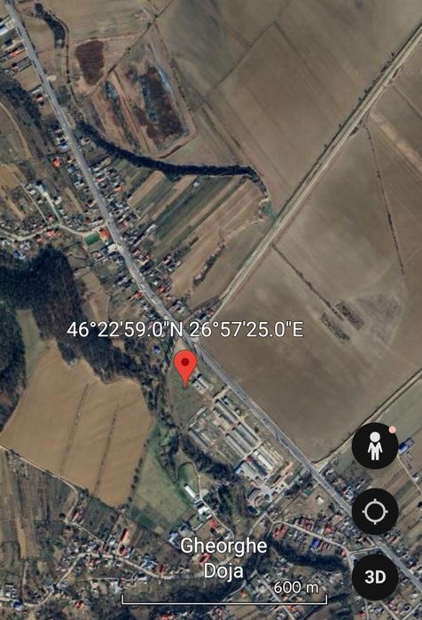 Vand teren intravilan 44113 mp la E85 - langa Bacau