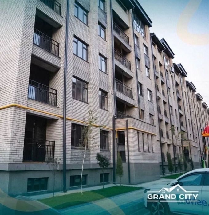 Яшнабад, ЖК Grand City | 2х ком кв, 42 м2 | кирпичный дом, коробка