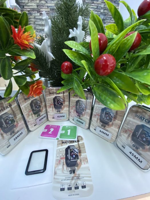 Folie Curbata Plexi Glass 5D Full Glue Apple Watch 45mm