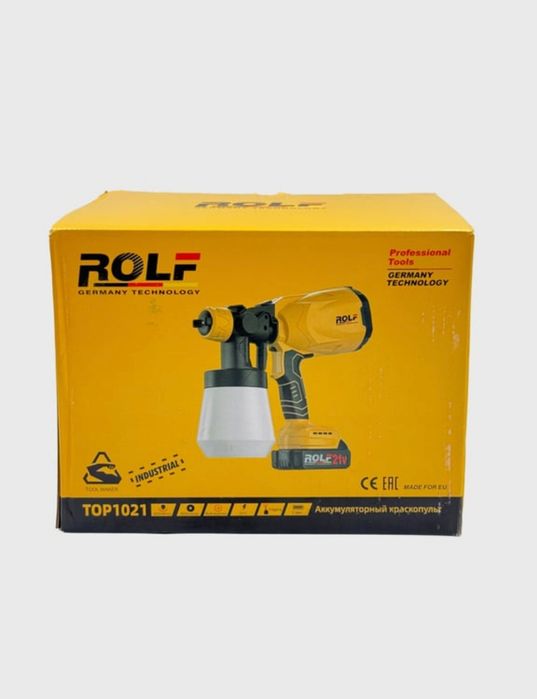 Bo'yoq sepadigan aparat batarekali sifati alo darajada Rolf brendidan