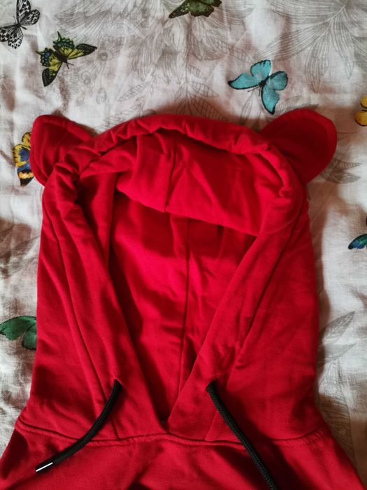 Bluză Mickey Mouse cu glugă cu urechi