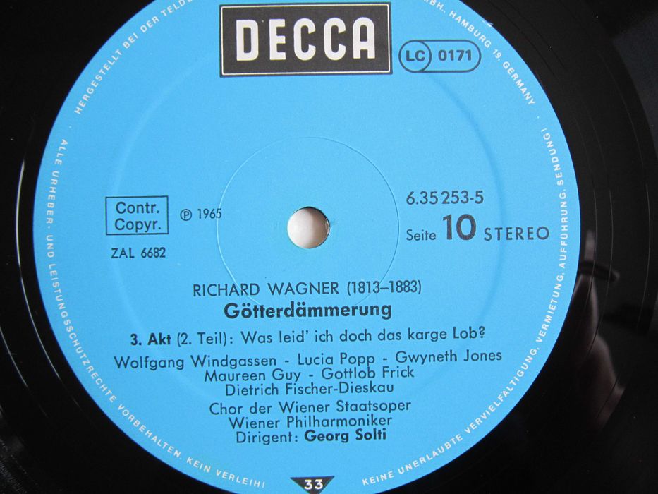 cadou deosebit Wagner Gotterdammerung Amurgul zeilor Georg Solti 1985