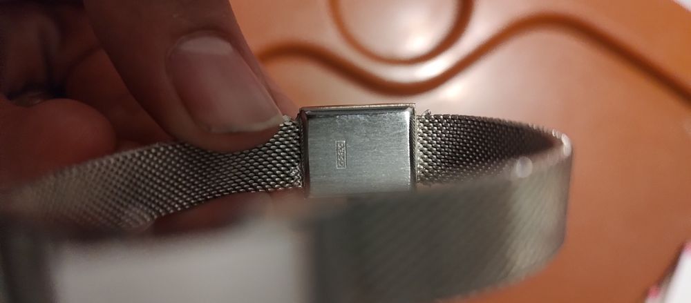 Ceas dama de Argint 29gr si 6 saphire