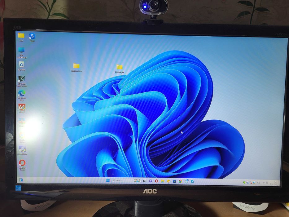 Продам монитор с HDMI в хорошем состоянии (24 дюйма, 75Гц, Full HD).