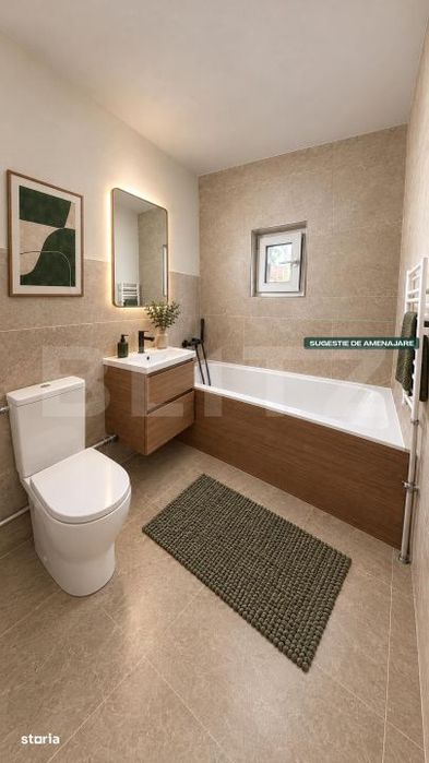 Apartament 2 camere, 56 mp, zona Nicolina - str.Clopotari