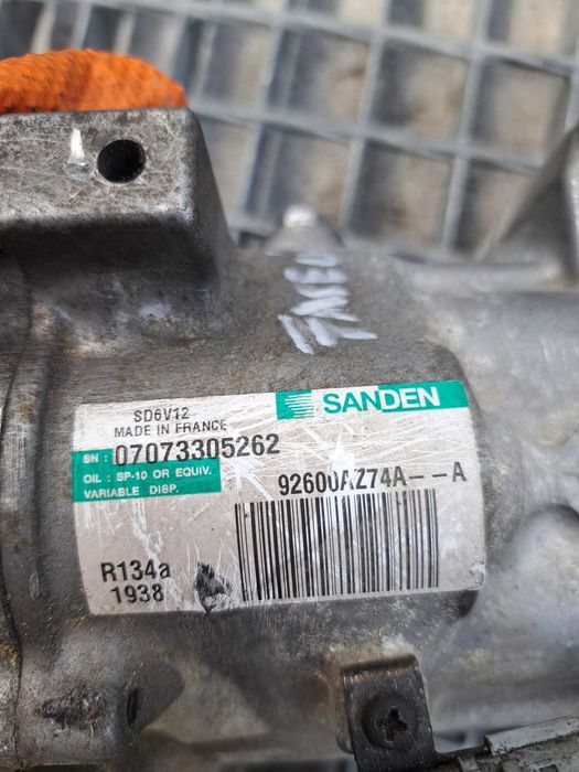 Compresor AC Nissan Juke 1.5 DCI cod 92600AZ74A an 2010 - 2014 Compresor Nissan Qashqai Nissan NV200