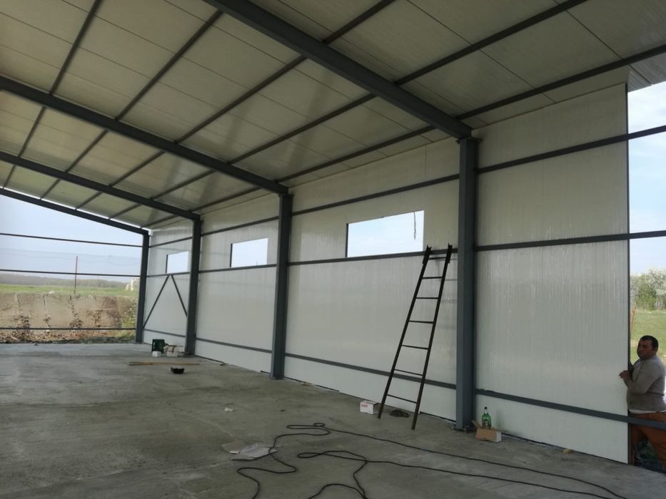 Ferme Metalice 10cu28m structura metalica din profile 220custalpi 240