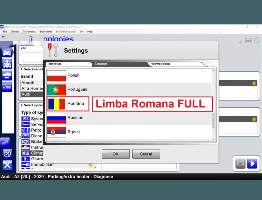 Tester auto multimarca 12/24V bluetooth led update 2022, full turisme