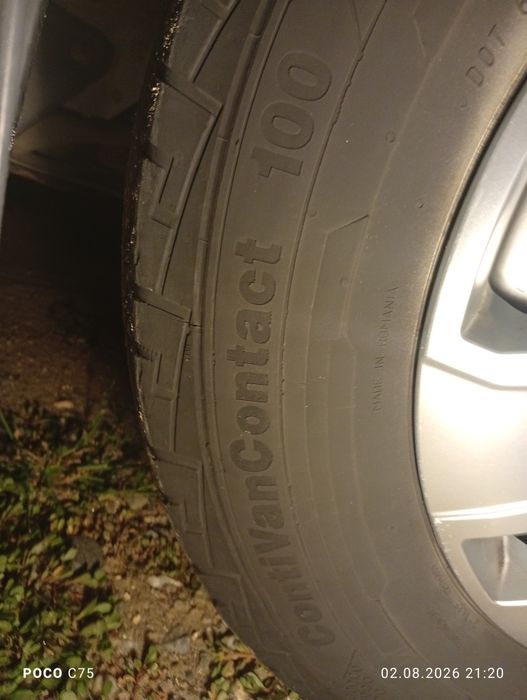 Set 4 anvelope vara 195/75 R16c DOT 2019 Continental  Vanco 100 profil  5  mm