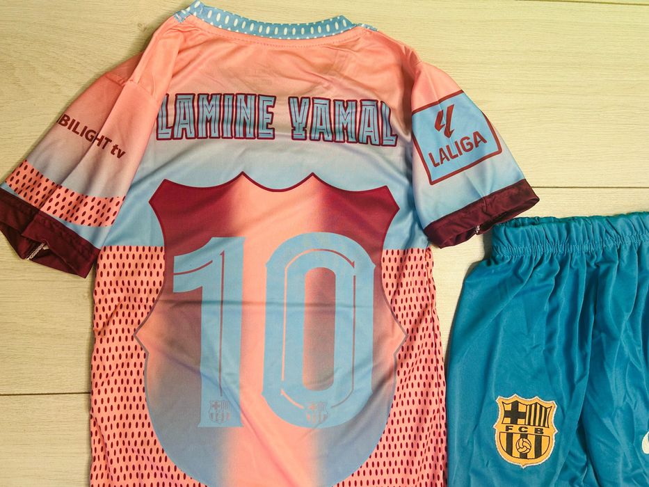 Compleu copii Barcelona Lamine yamal 10 second kit la liga 25/26