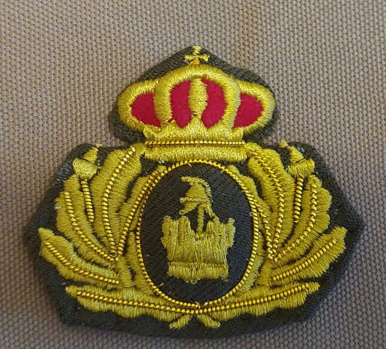 Emblema regalista ww2 pentru sapca, cascheta,  chipiu subofiter