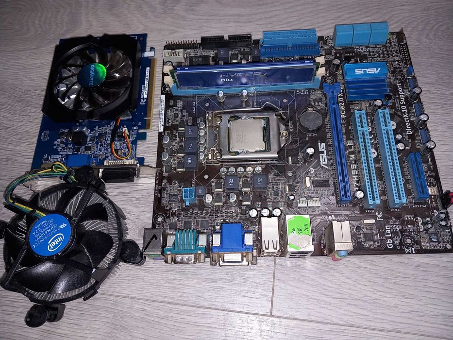 Kit LGA 1156 MB Asus P7H55-M LE/i7-860 4core/8Gb ddr3/GTX 730 2Gb ddr3