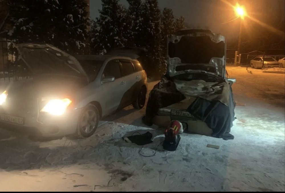 Отогрев обогрев автомобиля