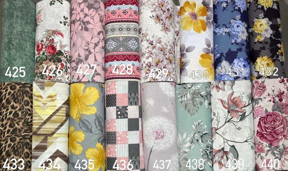 Нови десени Ранфорс 100 % памук за спално бельо