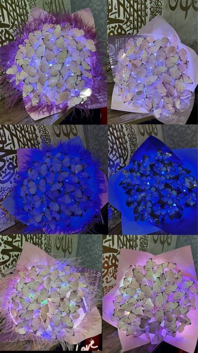 Букет из бабочек