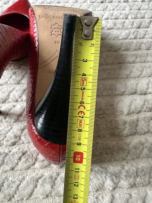 Pantofi piele rosie Enzo Angiolini  38