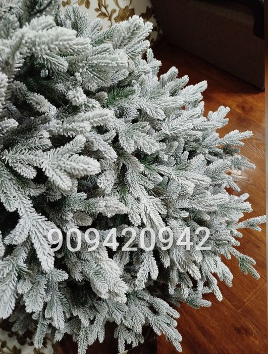 Новогодня ёлка. Версальская заснеженная.  100% литая