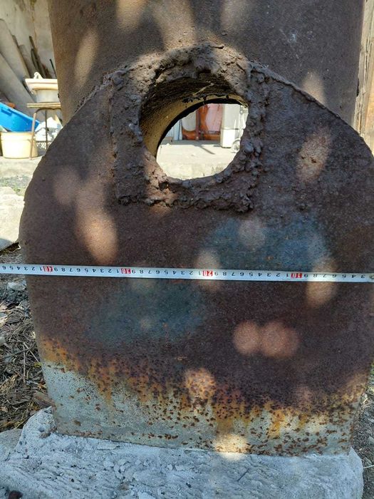 Печь для бани труба толщиной 8мм.