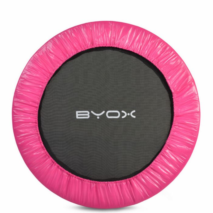 Батут без мрежа Byox 101cm/96cm — розов и син, до 100 кг