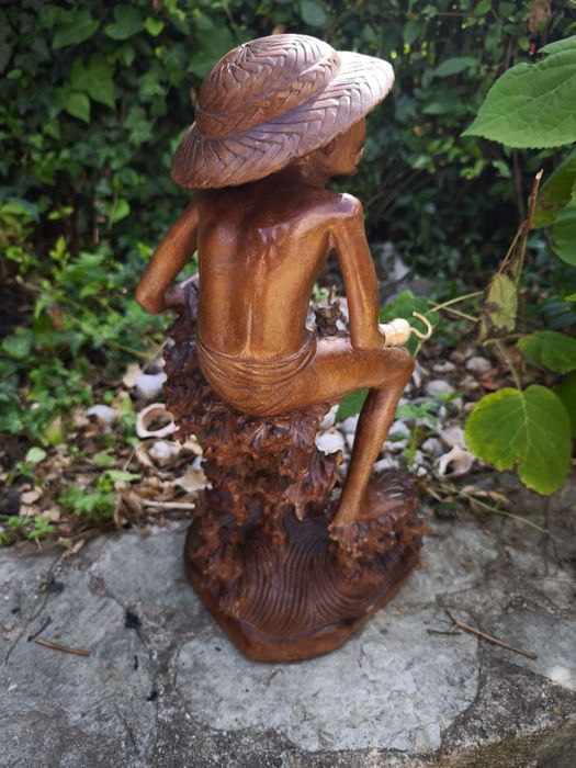 Vând statueta lemn personaj thailandez exotic