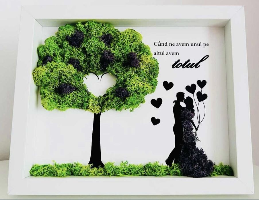 Tablou cu licheni diverse modele