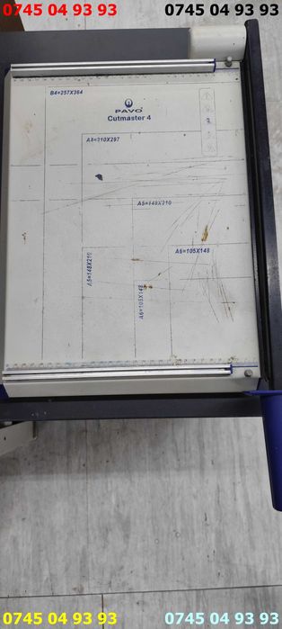 ghilotina PAVO Cutmaster 4 taie impecabil