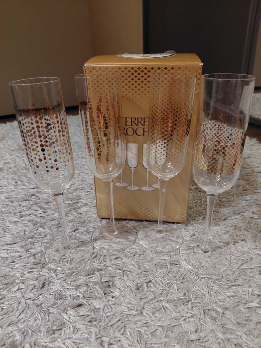 Set 4 pahare de șampanie Ferrero Rocher