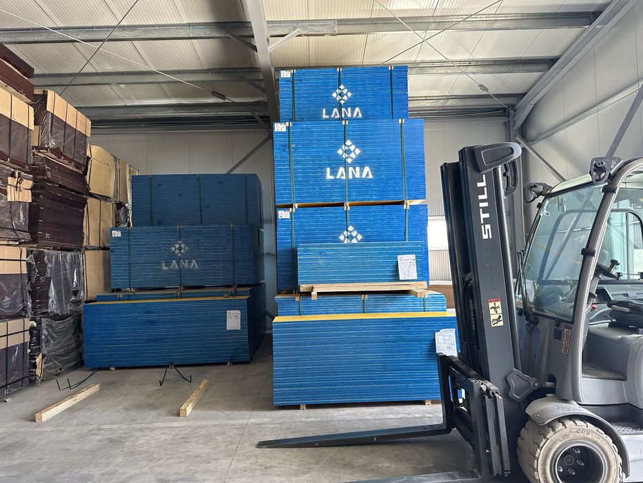 Panou cofraj LANA, cofraje tip doka, placa galbena cofrare, placi tego