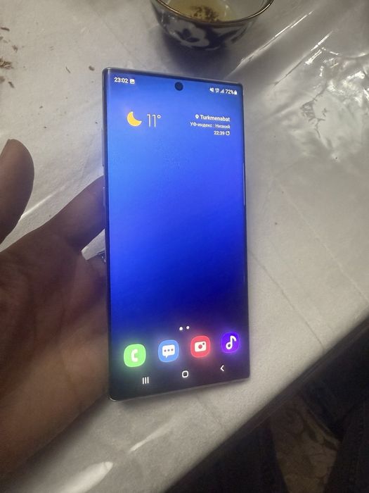 Samsung not 10+ 5G 256
Hotirasi 12/512
Telefon ideal holatda