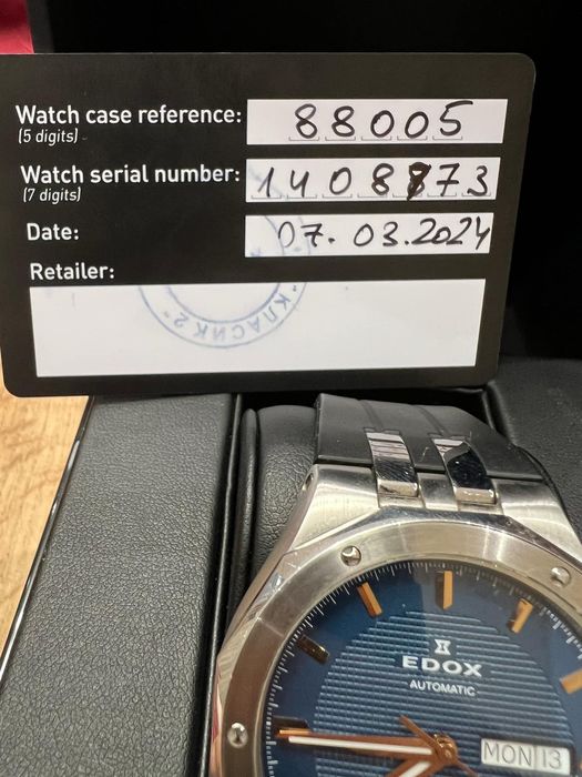 Часовник EDOX 88005 3CA BUIR