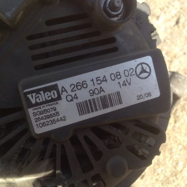 Алтернатор Мерцедес А150и 2007г. - Mercedes A150i w169