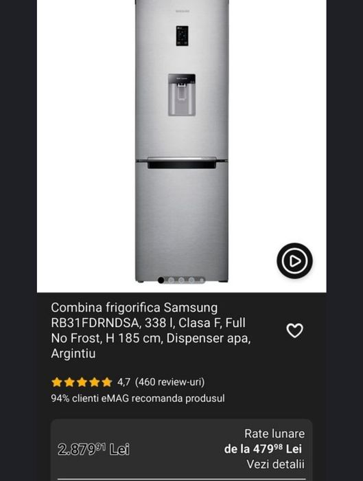 Frigider digital inverter