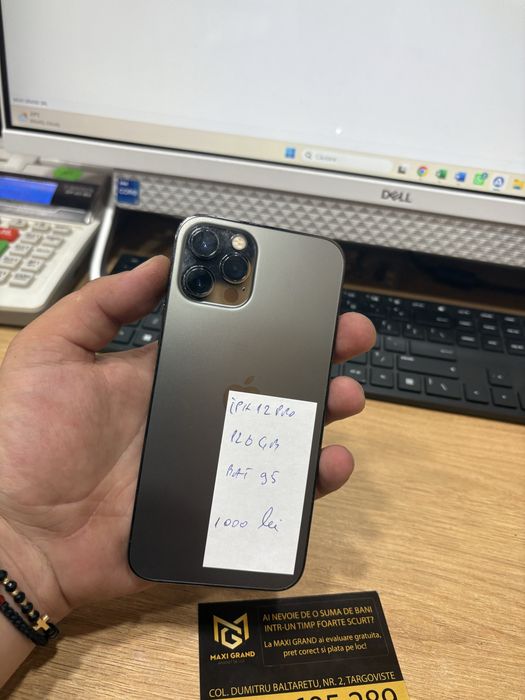 iPhone 12 Pro 128 GB – Baterie 95% | 1000 lei