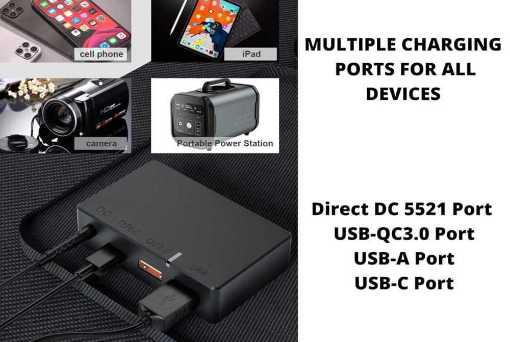 100W сгъваем преносим соларен панел за лаптоп кола къмпинг [PROMO)