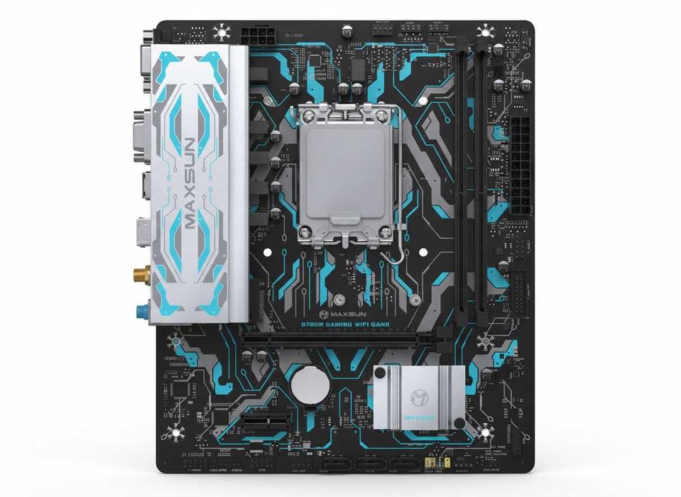 НОВАЯ!  Материнская плата Maxsun B760M Gaming WiFi Gank (LGA1700, DDR5