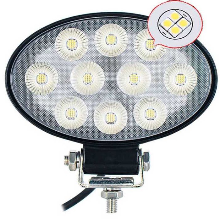 Диоден халоген LED 40W , бяла 12-60V